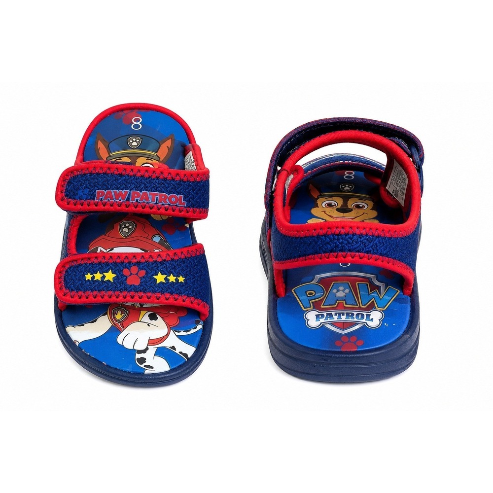 Boys Sandals Paw Patrol Blue Red Size 8 Toddler New With Tags